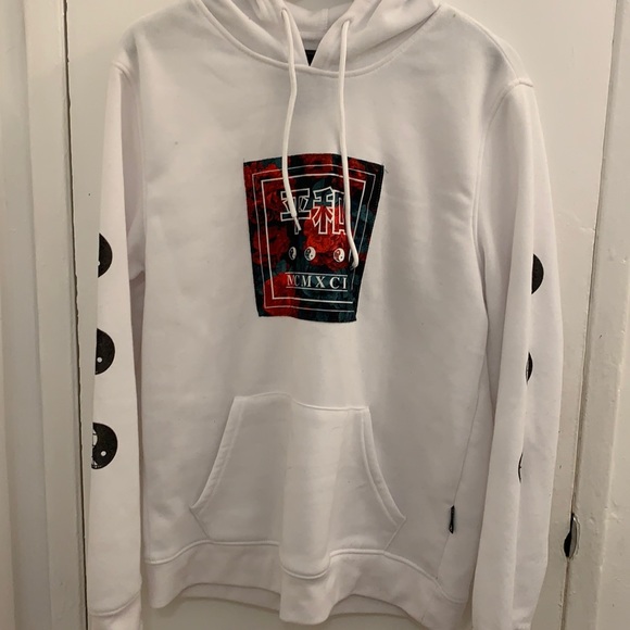 Brooklyn Cloth Sweaters Mens White Hoodie By Brooklyn Clothes